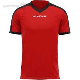 Koszulka Givova Revolution Interlock czerwono-czarna MAC04 1210 Givova