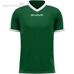 Koszulka Givova Revolution Interlock zielono-biała MAC04 1303 Givova