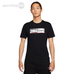 Koszulka męskie Nike NK Fc Tee Seasonal Block czarna DH7444 010 Nike Football