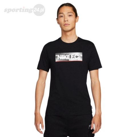 Koszulka męskie Nike NK Fc Tee Seasonal Block czarna DH7444 010 Nike Football