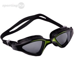 Okulary pływackie Crowell Flo czarno-zielone Crowell