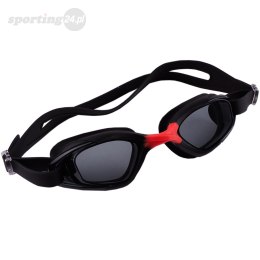 Okulary pływackie Crowell Reef czarno-czerwone Crowell