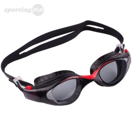 Okulary pływackie dla dzieci Crowell Splash czarno-czerwone 02 Crowell