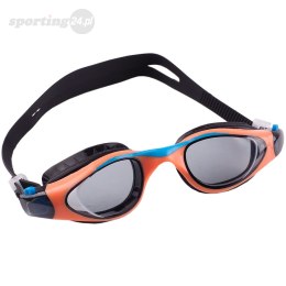 Okulary pływackie dla dzieci Crowell Splash czarno-pomarańczowe 04 Crowell