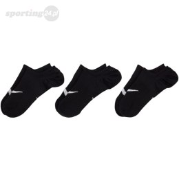 Skarpety Nike U NK Everyday Plus Ltwt Footie czarne SX5277 011 Nike