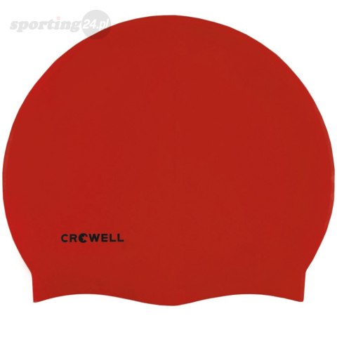 Czepek pływacki silikonowy Crowell Mono Breeze kol.9 czerwony Crowell