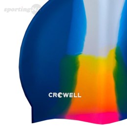 Czepek pływacki silikonowy Crowell Multi Flame kolorowy kol.14 Crowell