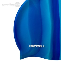 Czepek pływacki silikonowy Crowell Multi Flame niebieski kol.13 Crowell