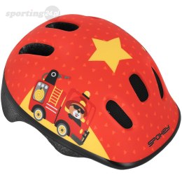 Kask rowerowy dla dzieci Spokey Fun czerwony M 941014 Spokey