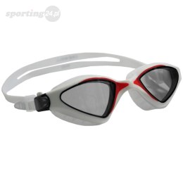 Okulary pływackie Crowell Sr GS20 Flo biało-czerwone Crowell