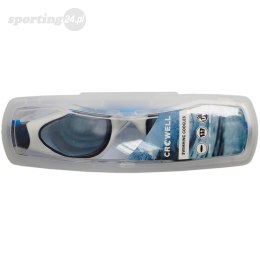 Okulary pływackie dla dzieci Crowell Splash biało-niebieskie 03 Crowell