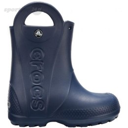 Kalosze dla dzieci Crocs Handle Rain Boot Kids granatowe 12803 410 Crocs