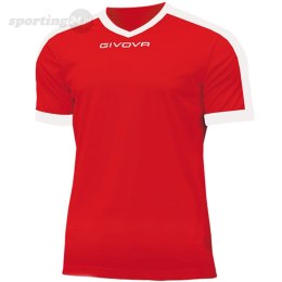 Koszulka Givova Revolution Interlock czerwono-biała MAC04 1203 Givova