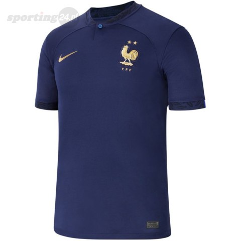 Koszulka męska Nike FFF Soccer Dri-FIT granatowa DN0690 410 Nike Football