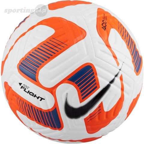 Piłka nożna Nike Flight Soccer biało-pomarańczowa DN3595 100 Nike Team