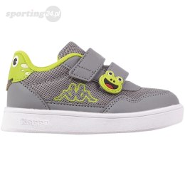 Buty dla dzieci Kappa PIO M Sneakers szaro-limonkowe 280023M 1633 Kappa