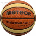 Piłka koszykowa Meteor Cellular 7 brązowo-kremowa 10102 Meteor