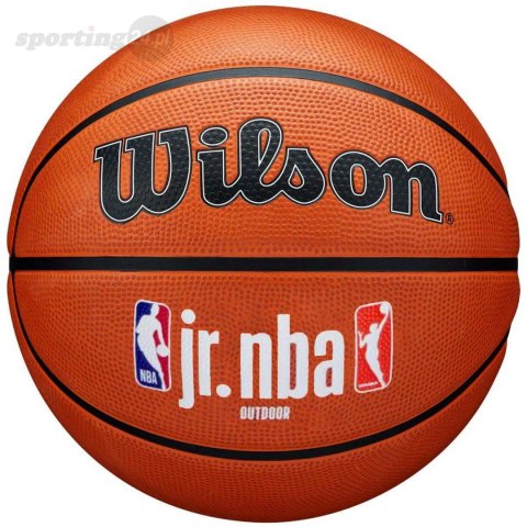 Piłka koszykowa Wilson JR NBA Logo Auth Outdoor pomarańczowa WZ3011801XB5 Wilson