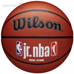 Piłka koszykowa Wilson JR NBA Logo Indoor Outdoor brązowa WZ2009801XB7 Wilson