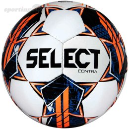Piłka nożna Select Contra 4 V23 biało-czarno-pomarańczowa 17748 Select