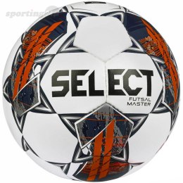 Piłka nożna Select Hala Futsal Master grain 22 FIFA Basic biało-pomarańczowa 17571 Select