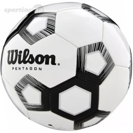 Piłka nożna Wilson Pentagon SB BL biało-czarna WTE8527XB05 Wilson