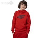 Bluza dla chłopca 4F czerwona 4FJSS23TSWSM220 62S 4F