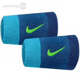 Frotka na rękę Nike szeroka Swoosh niebieska 2 szt. N0001586417OS Nike Football