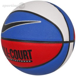 Piłka koszykowa Nike Everyday All Court 8P Deflated niebiesko-biało-czerwona N100436947007 Nike Football