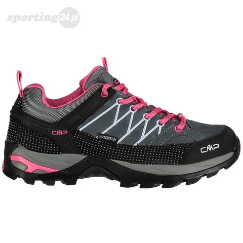 Buty trekkingowe damskie CMP Rigel Low WP szaro-czarno-różowe 3Q13246103Q CMP