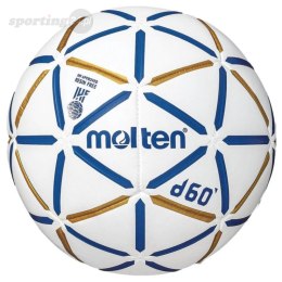 Piłka ręczna Molten H1D4000-BW D60 IHF Approved biało-niebiesko-złota Molten