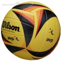 Piłka siatkowa Wilson AVP Replica Game żółto-czarno-pomarańczowa WTH01020XB Wilson