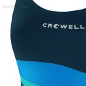 Kostium kąpielowy dla dziewczynki Crowell Swan granatowo-niebiesko-błękitny kol.07 Crowell