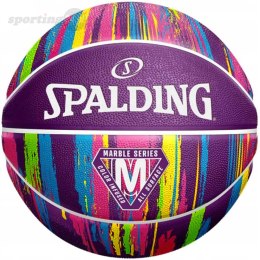 Piłka do koszykówki Spalding Marble fioletowa 84403Z Spalding