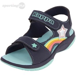 Sandały dla dzieci Kappa Pelangi G granatowo-miętowe 261042K 6737 Kappa