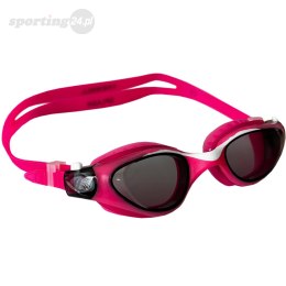 Okulary pływackie dla dzieci Crowell GS23 Splash różowo-czarne Crowell
