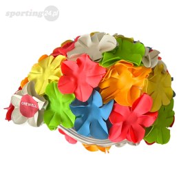 Czepek pływacki Crowell Kwiaty Flower kolorowy kol.6 Crowell