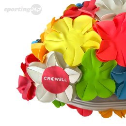Czepek pływacki Crowell Kwiaty Flower kolorowy kol.6 Crowell