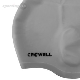 Czepek pływacki Crowell Ucho Bora srebrny kol.4 Crowell