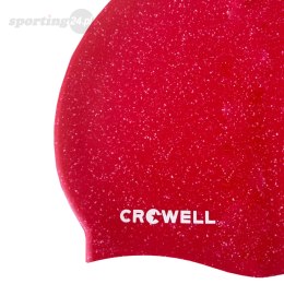 Czepek pływacki silikonowy Crowell Recycling Pearl czerwony kol.9 Crowell