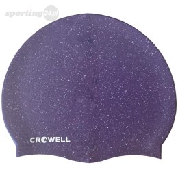 Czepek pływacki silikonowy Crowell Recycling Pearl fioletowy kol.4 Crowell