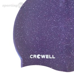 Czepek pływacki silikonowy Crowell Recycling Pearl fioletowy kol.4 Crowell