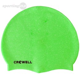Czepek pływacki silikonowy Crowell Recycling Pearl jasnozielony kol.8 Crowell