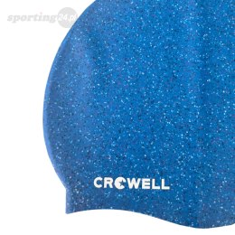 Czepek pływacki silikonowy Crowell Recycling Pearl niebieski kol.5 Crowell