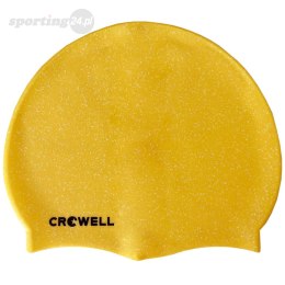 Czepek pływacki silikonowy Crowell Recycling Pearl żółty kol.7 Crowell