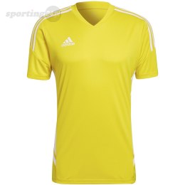 Koszulka męska adidas Condivo 22 Jersey żółta HD2267 Adidas teamwear