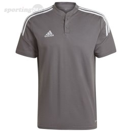 Koszulka męska adidas Condivo 22 Polo szara HD2320 Adidas teamwear