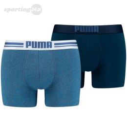Bokserki męskie Puma Placed Logo Boxer 2P denim 906519 05 Puma