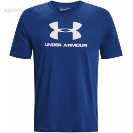 Koszulka męska Under Armour Sportstyle Logo SS niebieska 1329590 471 Under Armour