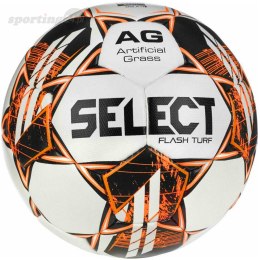 Piłka nożna Select Flash Turf v23 biało-pomarańczowa 17894 Select